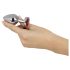 You2Toys - Hõbedane-punane teemant anaaltapp 85g