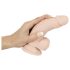 Naturelik iminapiga dildo - naturaalne, väike