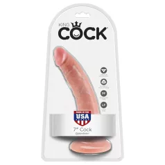 King Cock - dildo - realistlik, 18 cm - naturaalne