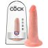King Cock 5 dildó (13 cm) - naturaalne