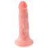 King Cock 5 dildó (13 cm) - naturaalne