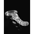 Icicles No. 67 - klaasist dildo kuulidega - läbipaistev