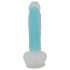 You2Toys Glow in the Dark - iminapaga ja helendav dildo (sinine)