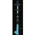 You2Toys Glow in the Dark - iminapaga ja helendav dildo (sinine)