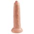 King Cock 9 - elutru dildol (23 cm) - loomulik