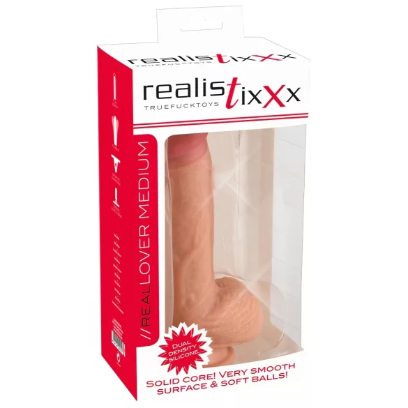realistixxx - iminapaga naturaalne realistlik dildo (22 cm, naturaalne)