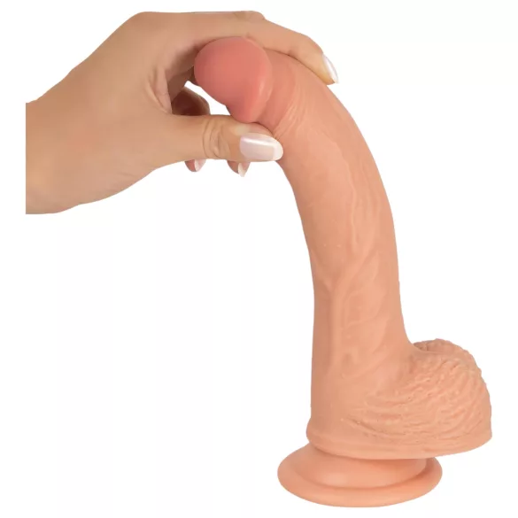 realistixxx - iminapaga naturaalne realistlik dildo (22 cm, naturaalne)