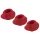 Womanizer Premium S - lisapumpa komplekt - punane (3 tk)