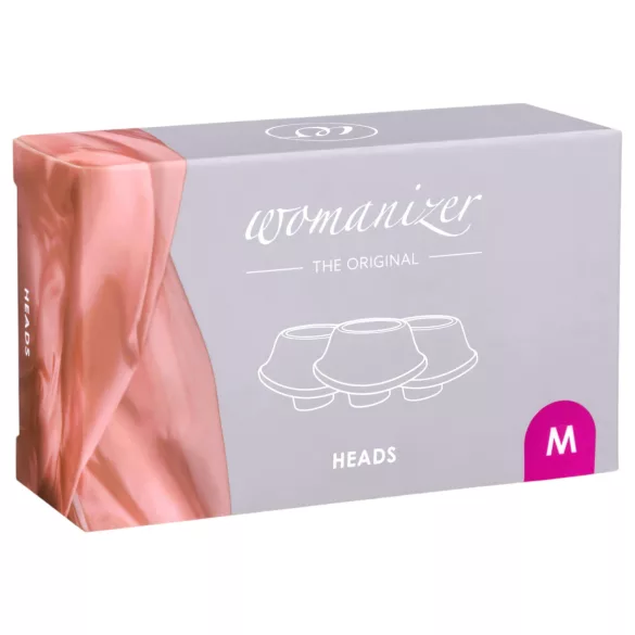 Womanizer Classic M - vahetatav imemispadi komplekt - lilla - 3 tk