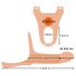 You2Toys - Strap-on M - kinnitatav, õõnes dildo - naturaalne