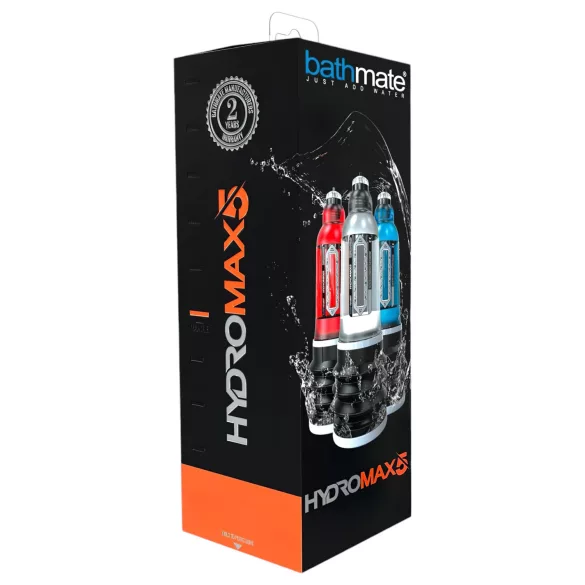 Bathmate Hydromax5 - veepõhine peenisepump - läbipaistev