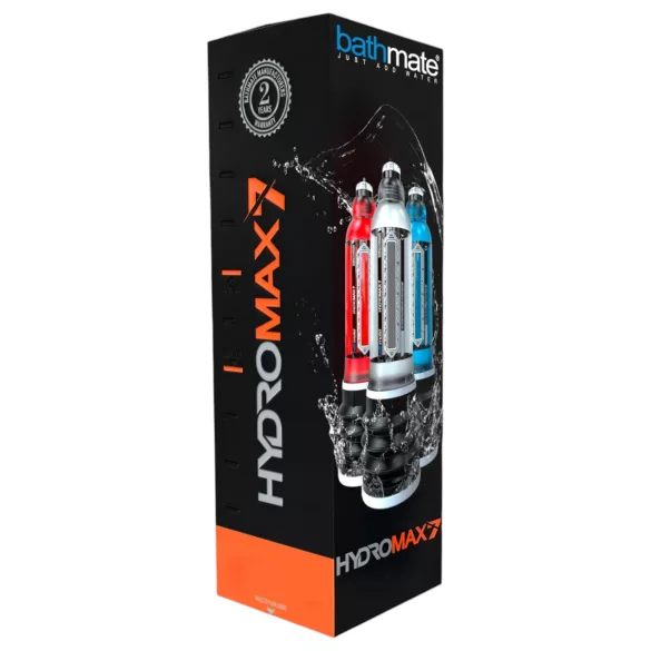 Bathmate Hydromax7 - peenisepump - hüdrauliline - punane