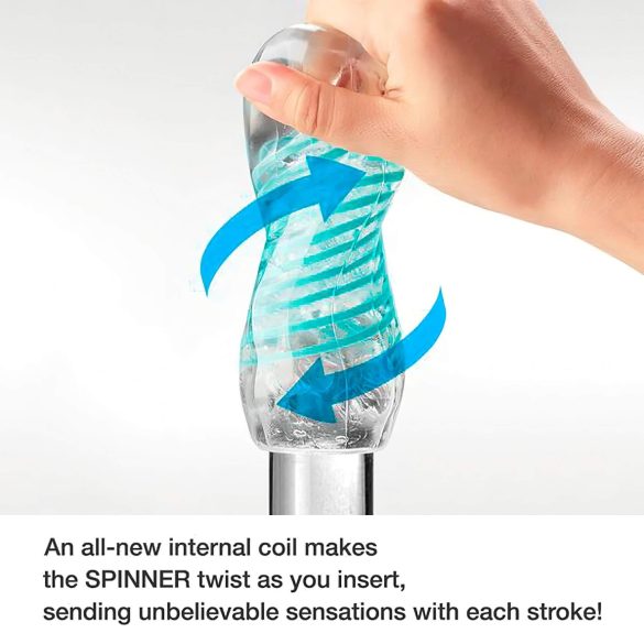 TENGA Spinner Tetra - masturbaator - läbipaistev