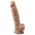 Silexd 7 - dildo iminapaga - 17,5 cm naturaalne