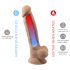 Silexd 7 - iminapaga dildos - 17,5 cm (naturaalne)