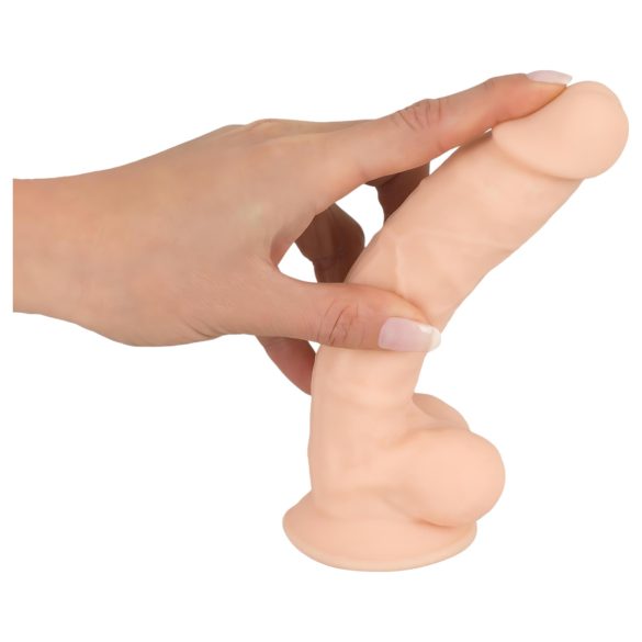 Silexd 7 - dildo iminapaga - 17,5 cm naturaalne