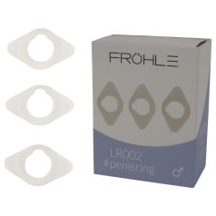   Fröhle - peeniserõngaste komplekt - meditsiiniline silikoon - 3 tk (2,1 cm)