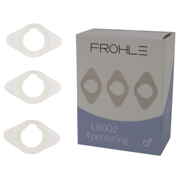 Fröhle LR002 (2,1cm) - meditsiiniline peeniserõngaste komplekt (3 tk)