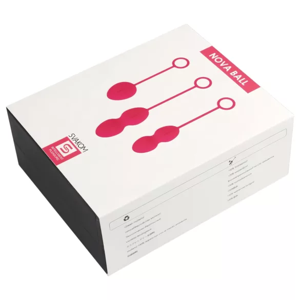 Svakom Nova - geishakuulide komplekt 3-osaline - punane