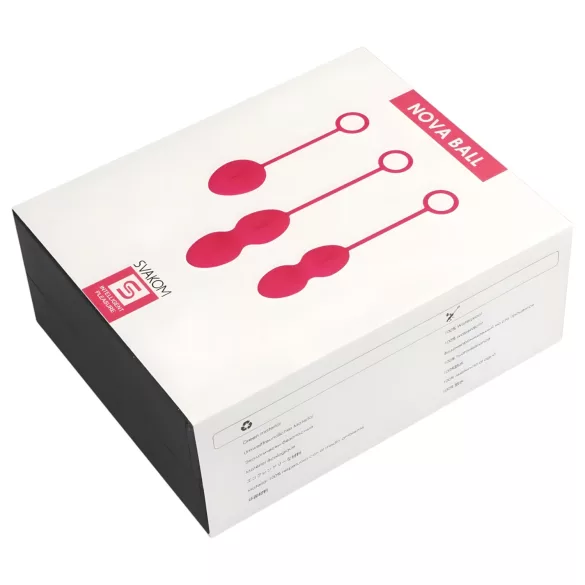 Svakom Nova - geishakuulide komplekt 3-osaline - punane