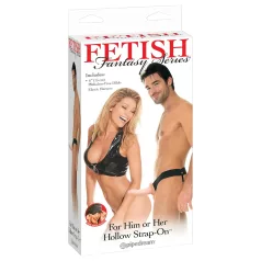 Fetish Strap-On 6 - õõnes strap-on dildo - naturaalne