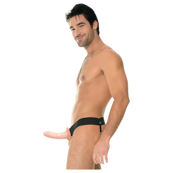 Fetish Strap-On 6 - õõnes strap-on dildo - naturaalne