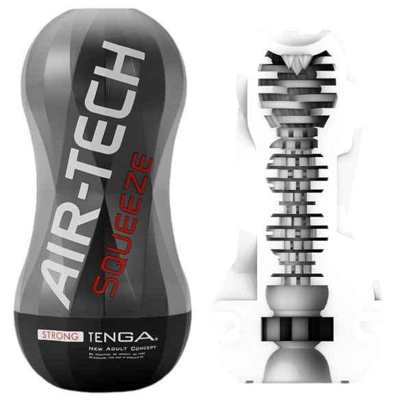 TENGA Air-Tech Squeeze Strong - imemisna masturbaator (must)