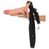 Realistixxx Strap-on - kinnitatav, õõnes dildo (naturaalne)
