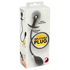 You2Toys - täispumbatav anaalpunn kuulidega - must