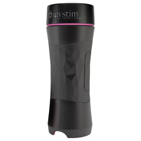 mystim OPUS Mica - realistlik masturbaator tupe avaga - naturaalne/must