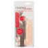 Realistixxx - peenisehülss õrrõngaga - 16cm (naturaalne)