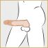 Realistixxx - peenisehülss õrrõngaga - 16cm (naturaalne)