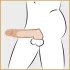 Realistixxx - peenisehülss munandiringiga - 16 cm naturaalne