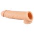 Realistixxx - peenisehülss õrrõngaga - 16cm (naturaalne)