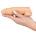 Realistixxx - peenisehülss õrrõngaga - 16cm (naturaalne)