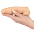 Realistixxx - peenisehülss munandiringiga - 16 cm naturaalne