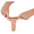 Realistixxx - peenisehülss õrrõngaga - 16cm (naturaalne)