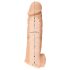 Realistixxx - peenisehülss õrrõngaga - 16cm (naturaalne)