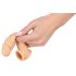 Realistixxx - peenisehülss õrrõngaga - 16cm (naturaalne)