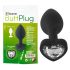 You2Toys anaalplugi - must musta kiviga