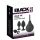 Black Velvet - anaaltapi komplekt (4 osaline) - must