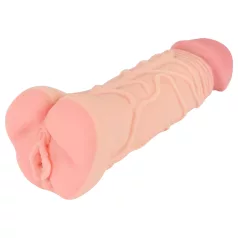   Nature Skin - 2in1 masturbaator ja peenisehülss - naturaalne