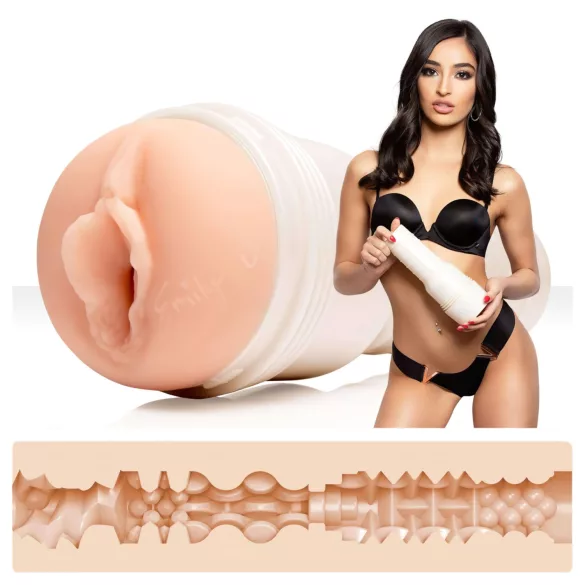 Fleshlight Emily Willis Squirt - elutruu kunstvagiina (naturaalne)