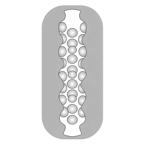 STROKER Speed - meeste masturbaator - läbipaistev anaalseks mänguasi