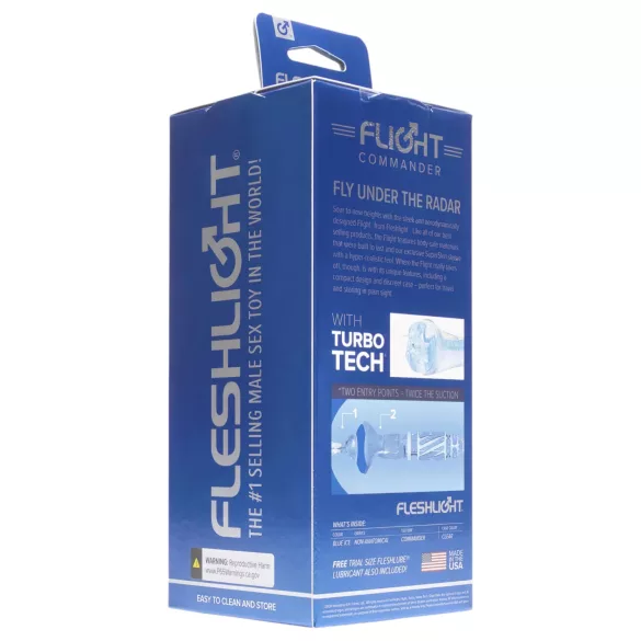 Fleshlight Flight Commander - meeste masturbaator - imemisfunktsioon - sinine