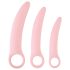 SMILE - Vaginaaltreenerid - dildo komplekt - roosa (3-osaline)