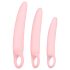 SMILE - Vaginaaltreenerid - dildo komplekt - roosa (3-osaline)