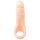 Realistixxx Double F - elutru peenisrõngaga dildo (naturaalne)