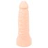 Realistixxx Double F - elutru peenisrõngaga dildo (naturaalne)
