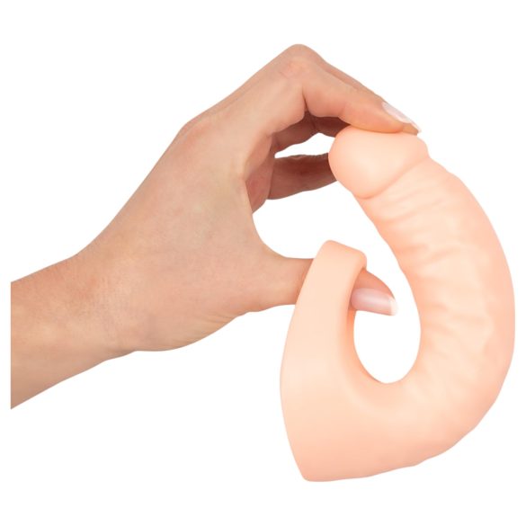 Realistixxx Double F - realistlik dildo ja peeniserõngas (naturaalne)